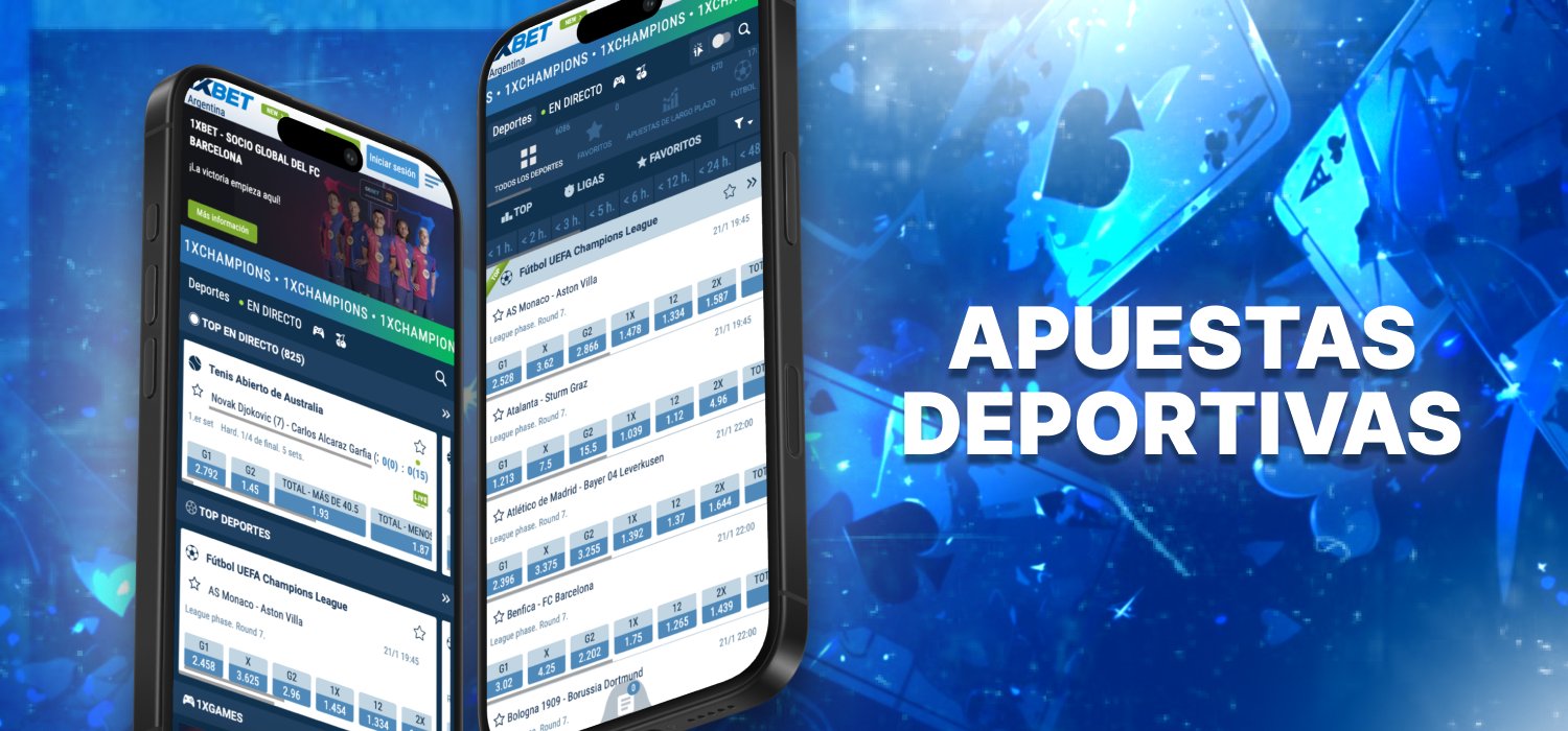 apostar a trav&eacute;s de la aplicaci&oacute;n 1xbet