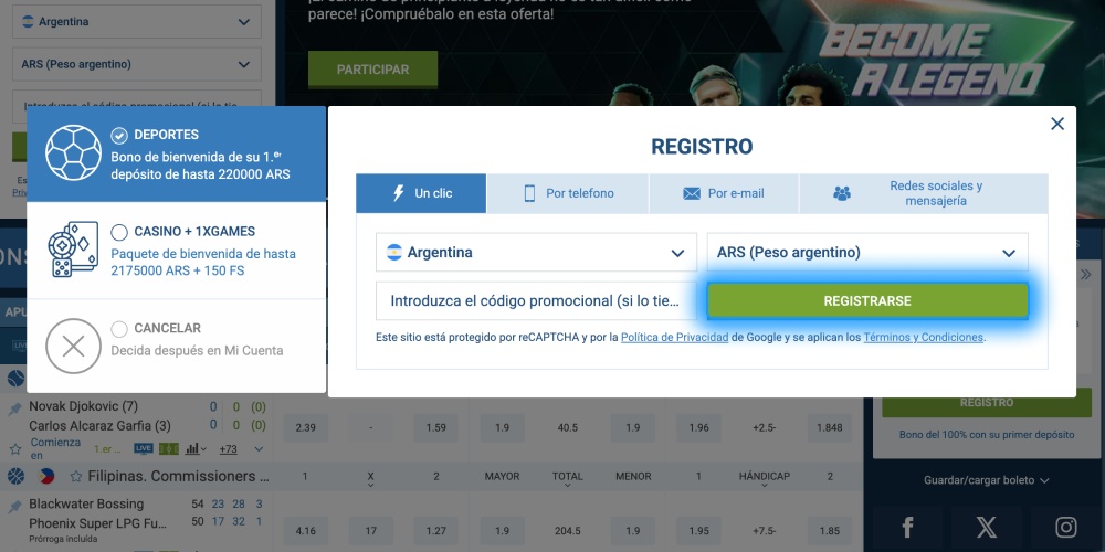 registro completo
